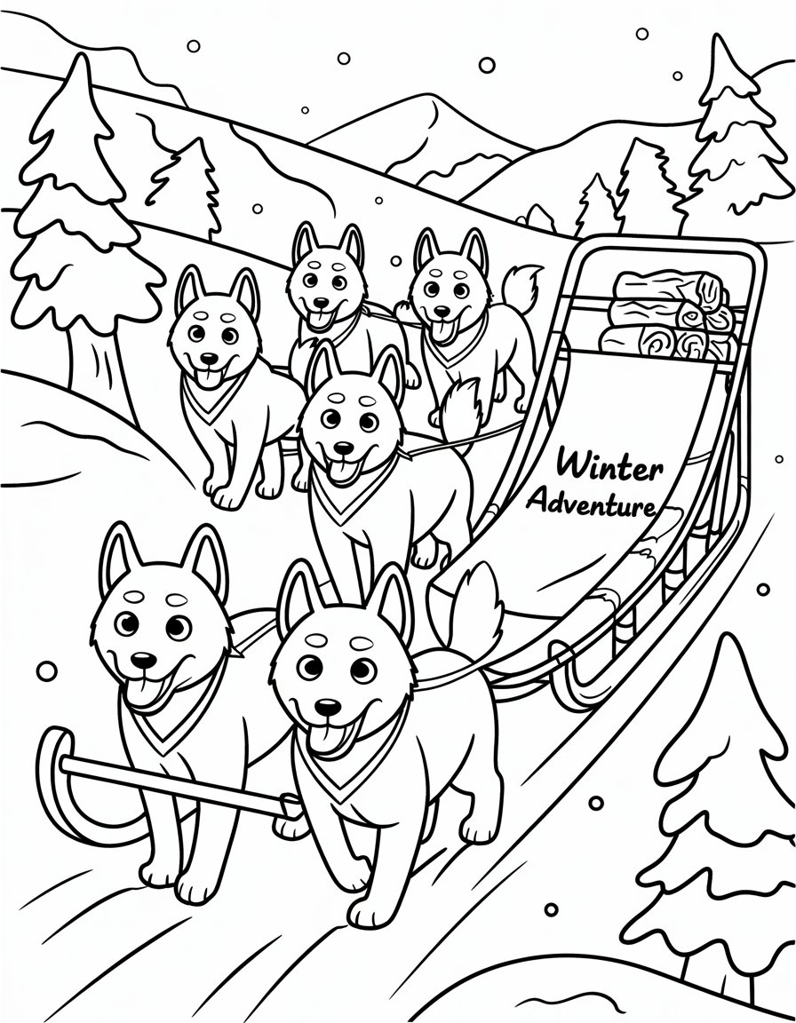 Sled Dog Team